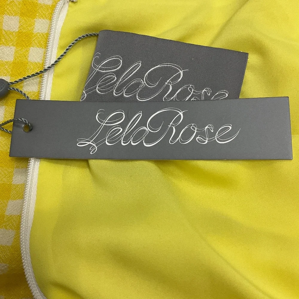 LELA ROSE LEMON RUCHED SEAMED MIDI DRESS - Picture 6 of 6